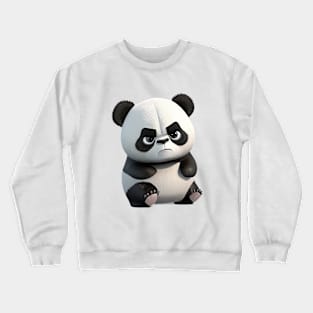 Panda Cute Adorable Humorous Illustration Crewneck Sweatshirt